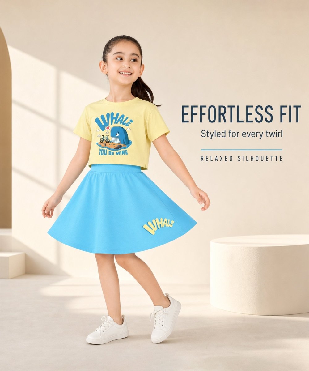 Summer Splash Girls Co-ord Set - KYDA ONLINE STORE