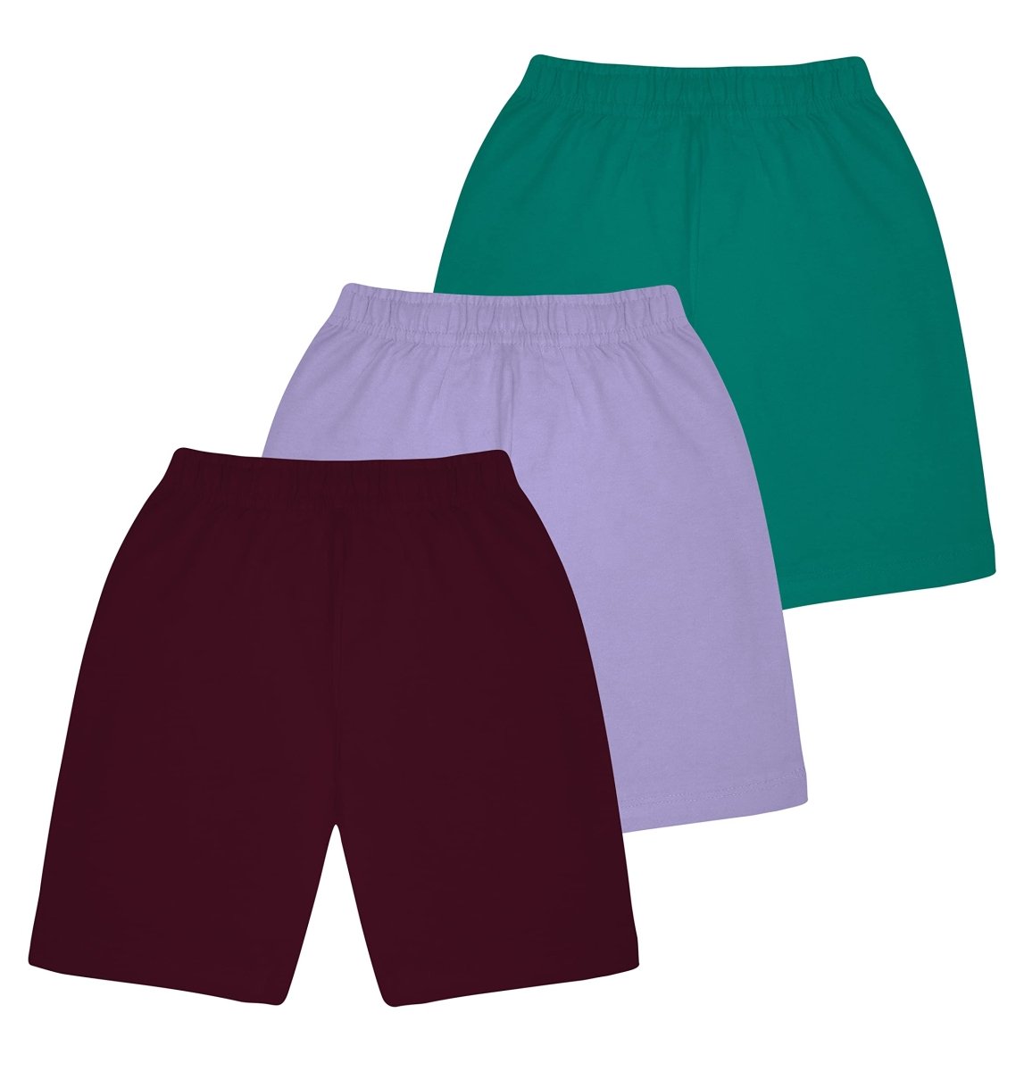 Girls Printed Shorts With Bow - Pack of 3 - KYDA ONLINE STORE