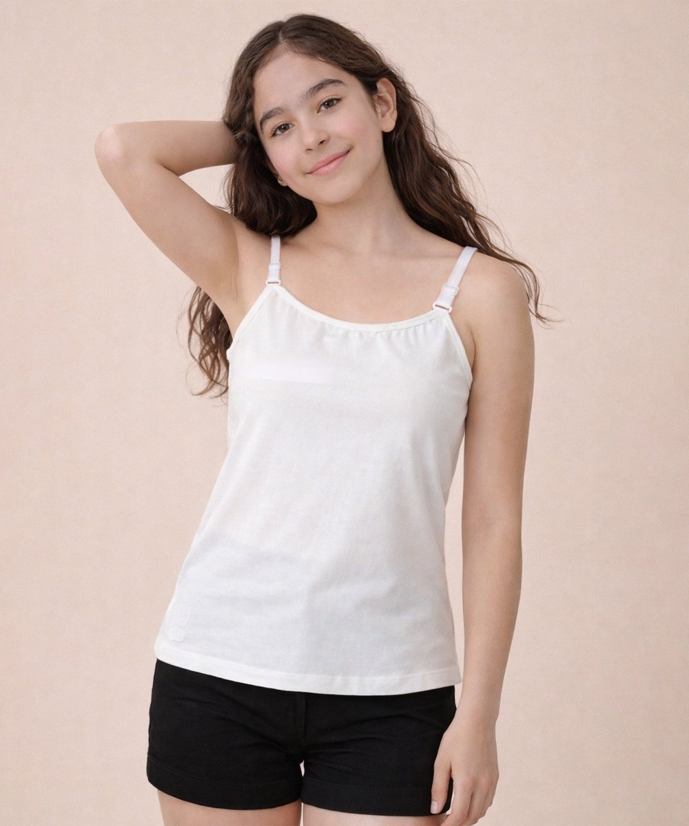 Girls Begginer Padded Camisole | Pack of 1 - KYDA ONLINE STORE