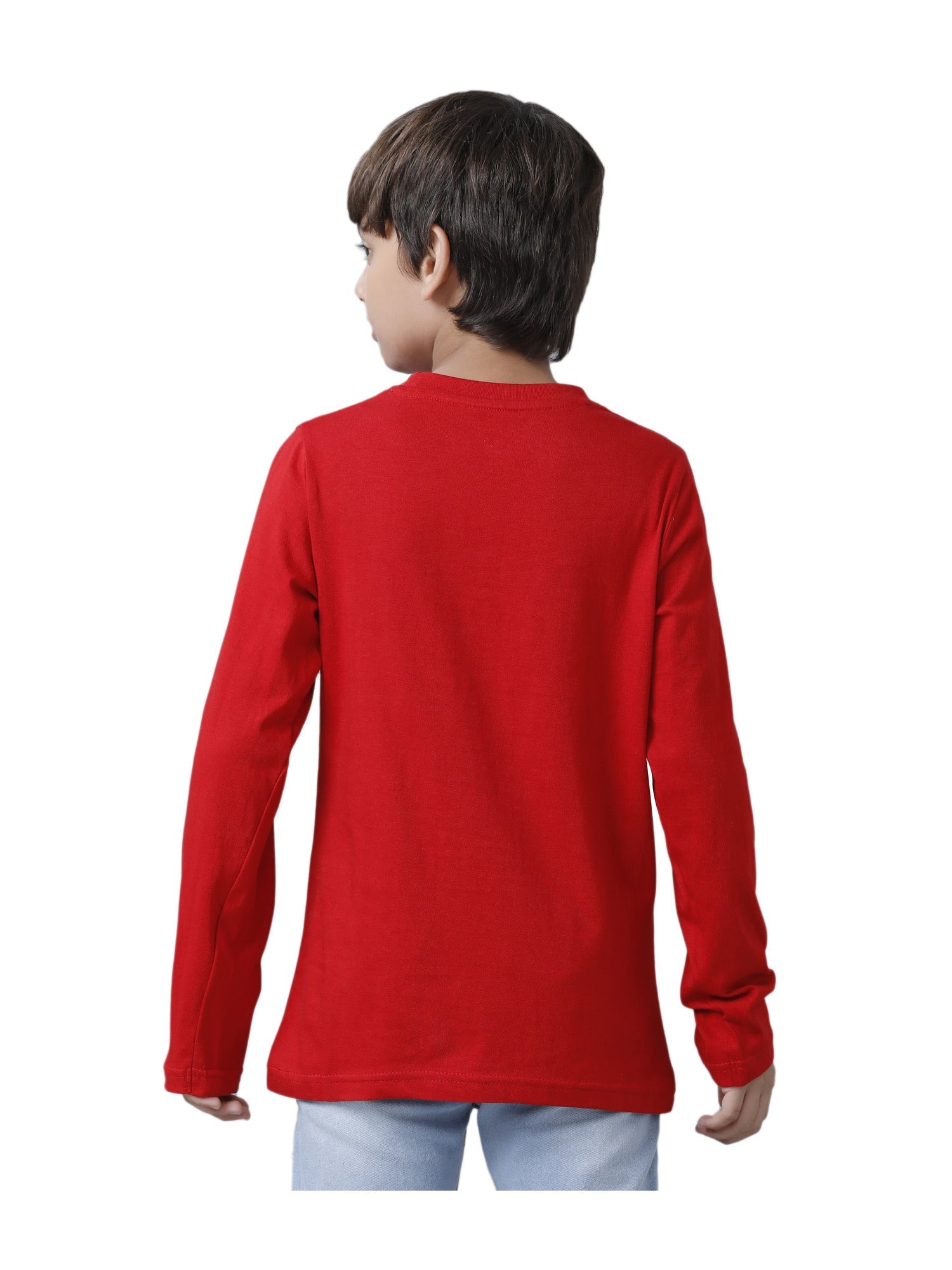 Boys Cotton Printed Full Sleeve T-Shirts Regular Fit (Pack of 3)