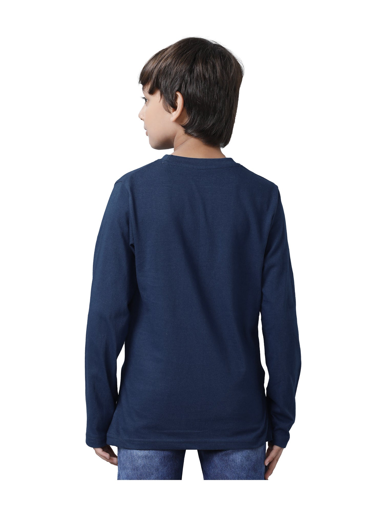 Boys Cotton Printed Full Sleeve T-Shirts Regular Fit (Pack of 3)