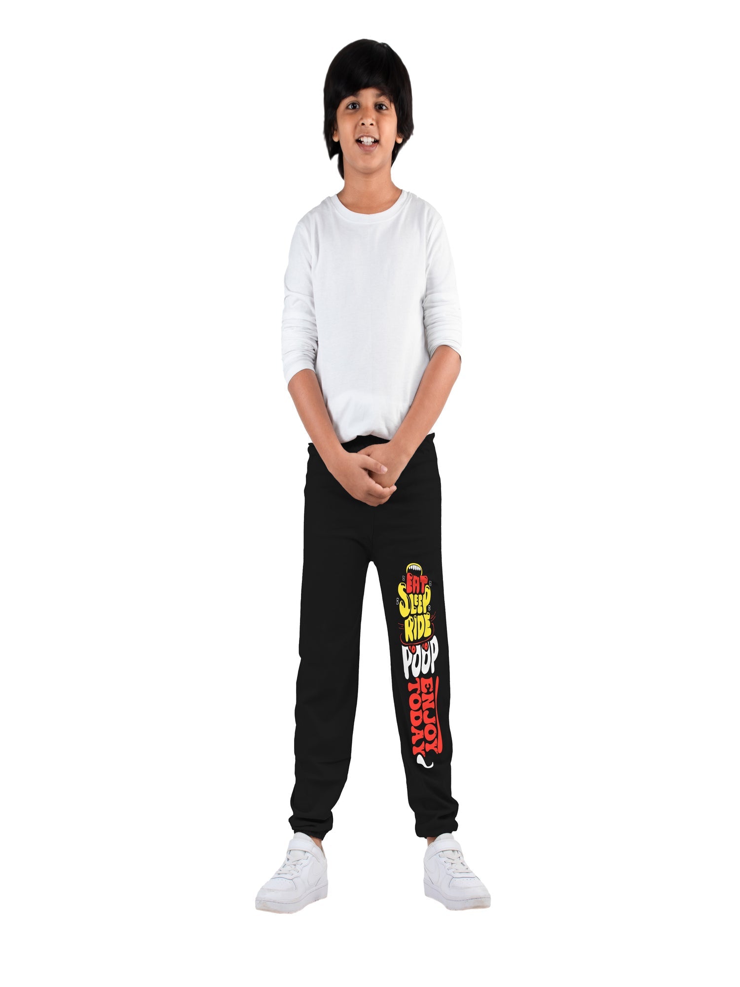 Boys Cotton Track Pants Multicolor (Pack of 5)