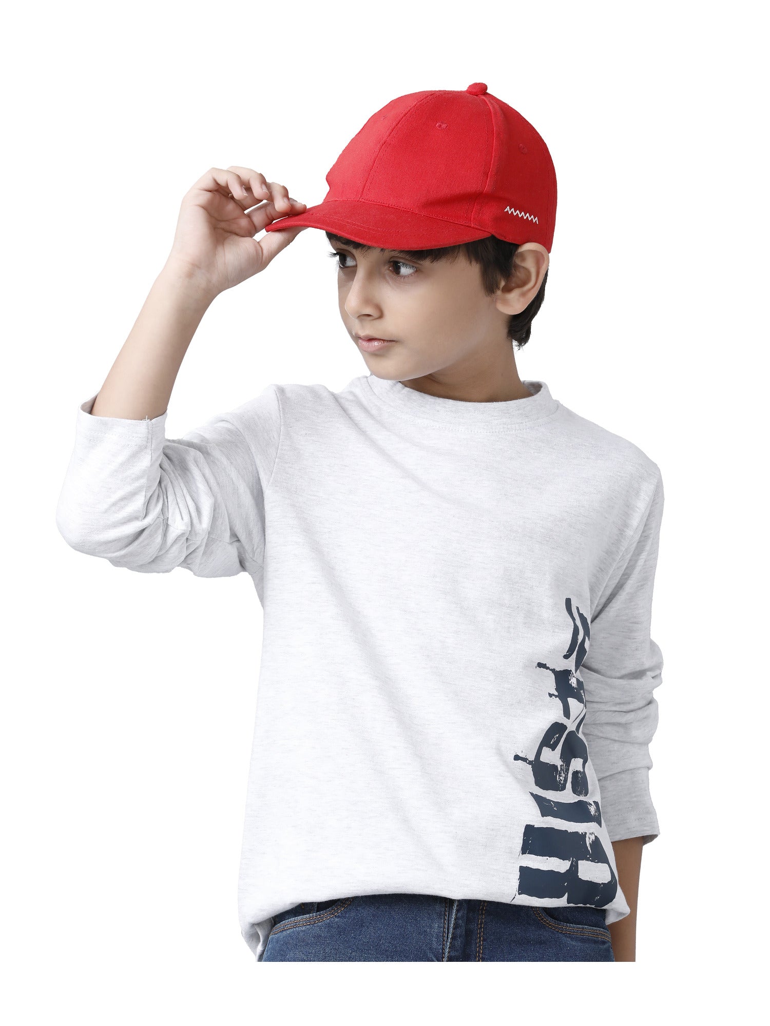Boys Cotton Printed Full Sleeve T-Shirts Regular Fit (Pack of 3)