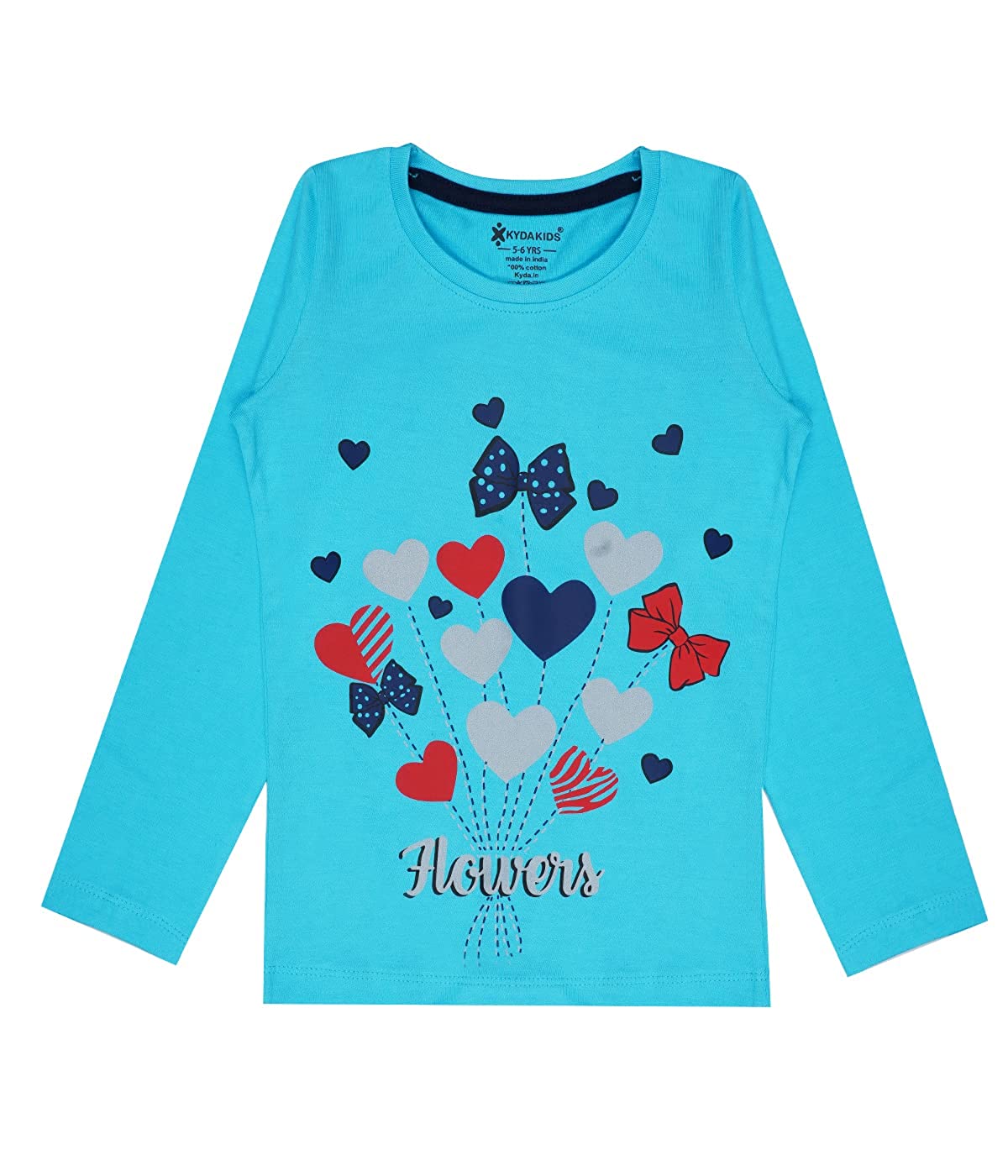 Girls Cotton Printed Full Sleeve T-Shirt - ? (Pack of 3)