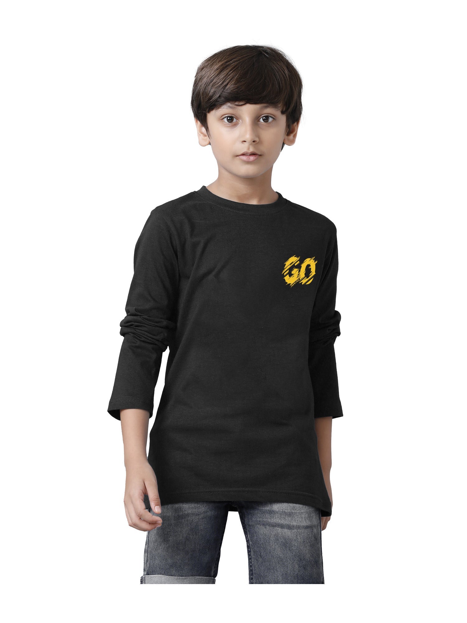 Boys Cotton Printed Full Sleeve T-Shirts Regular Fit (Pack of 3)