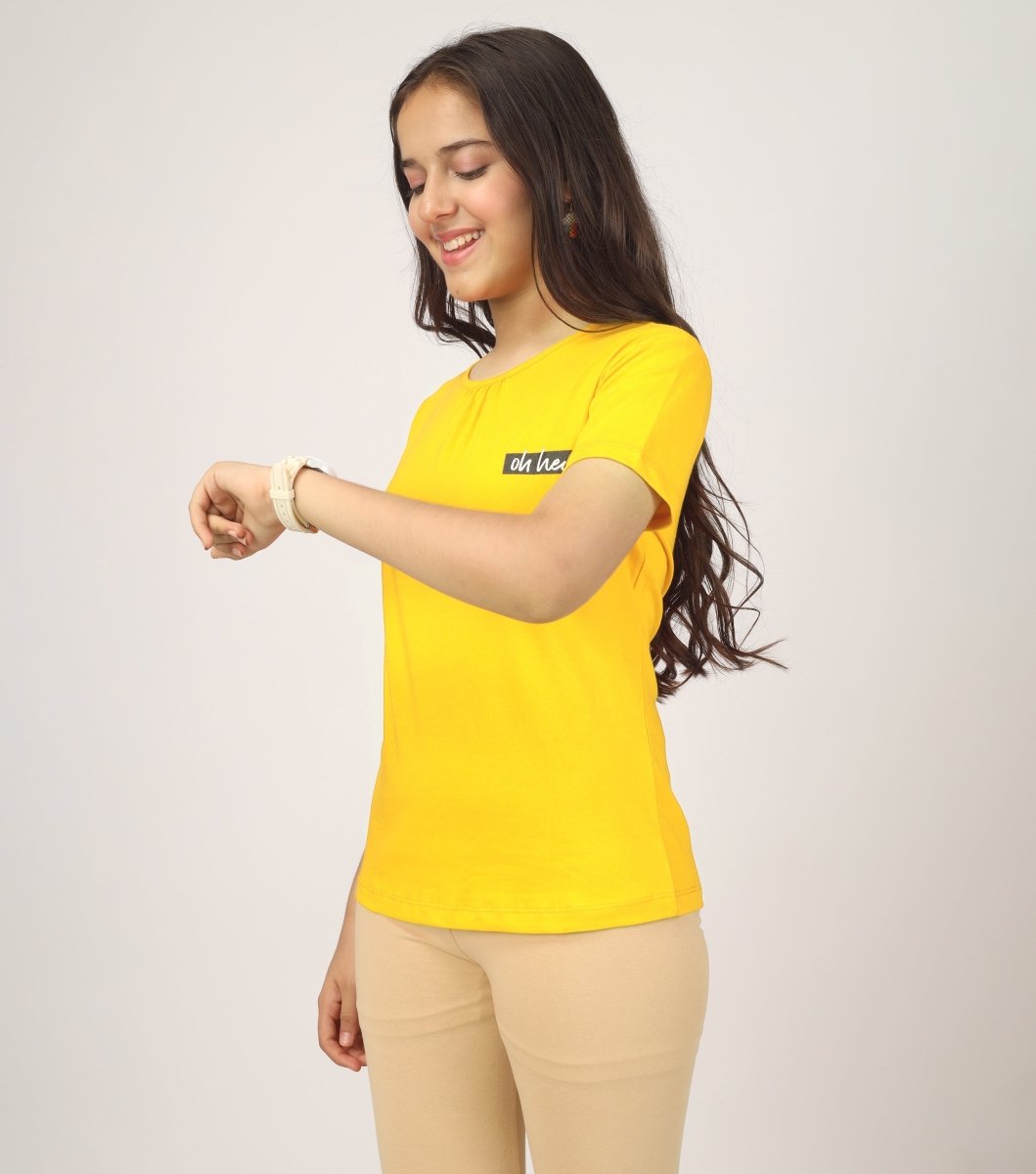 Girls Half Sleeve Printed T-Shirts - Pack of 3 - KYDA ONLINE STORE