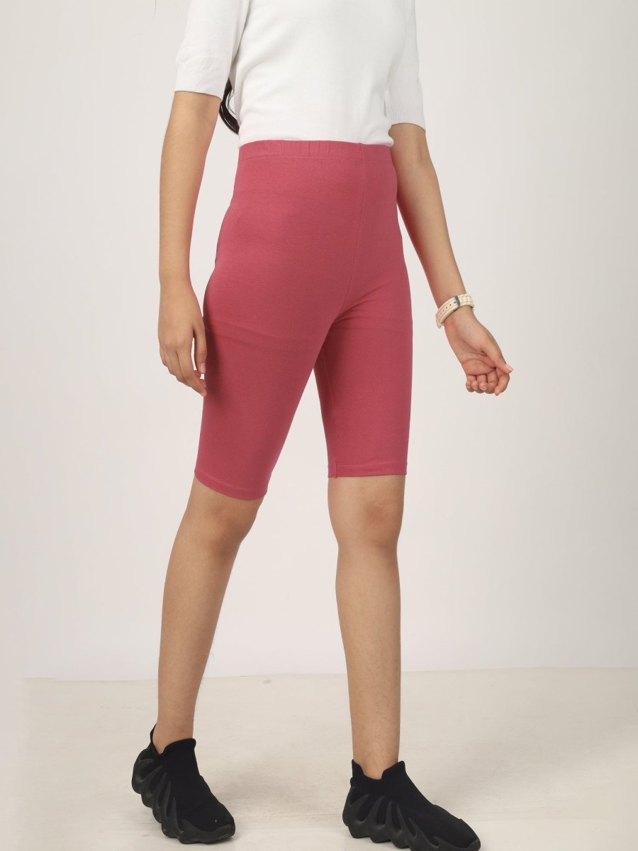 Girls Cycling Shorts – Rough Pink - KYDA ONLINE STORE
