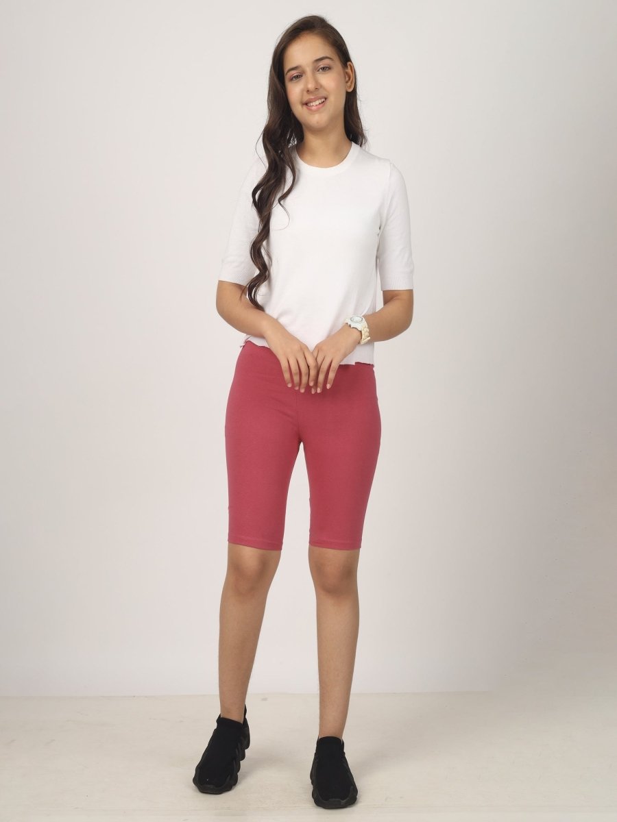 Girls Cycling Shorts – Rough Pink - KYDA ONLINE STORE